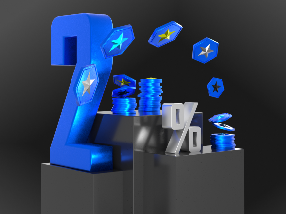 Get up to 2% Interest on your capital